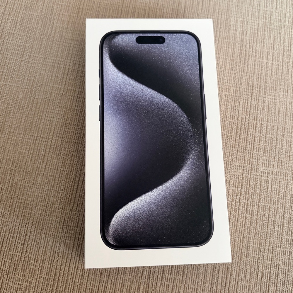 iPhone 15 Pro Max Apple Blue Titanium 256 GB EMPTY BOX ONLY
